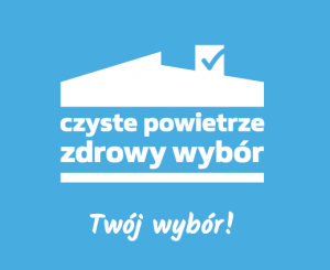 na obrazku widnieje napis"czyste powietrze zdrowy wybór"