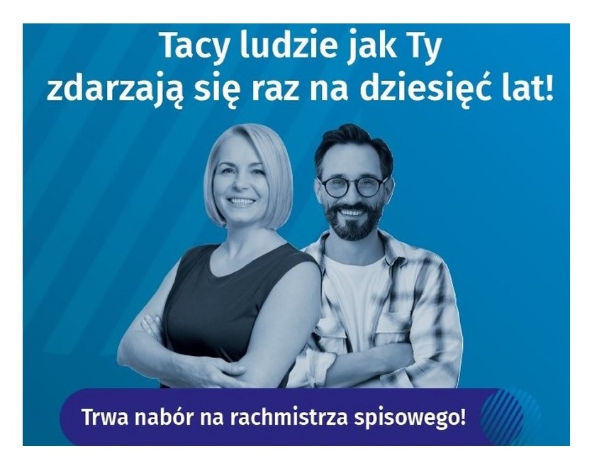 Plakat rachmistrz spisowy