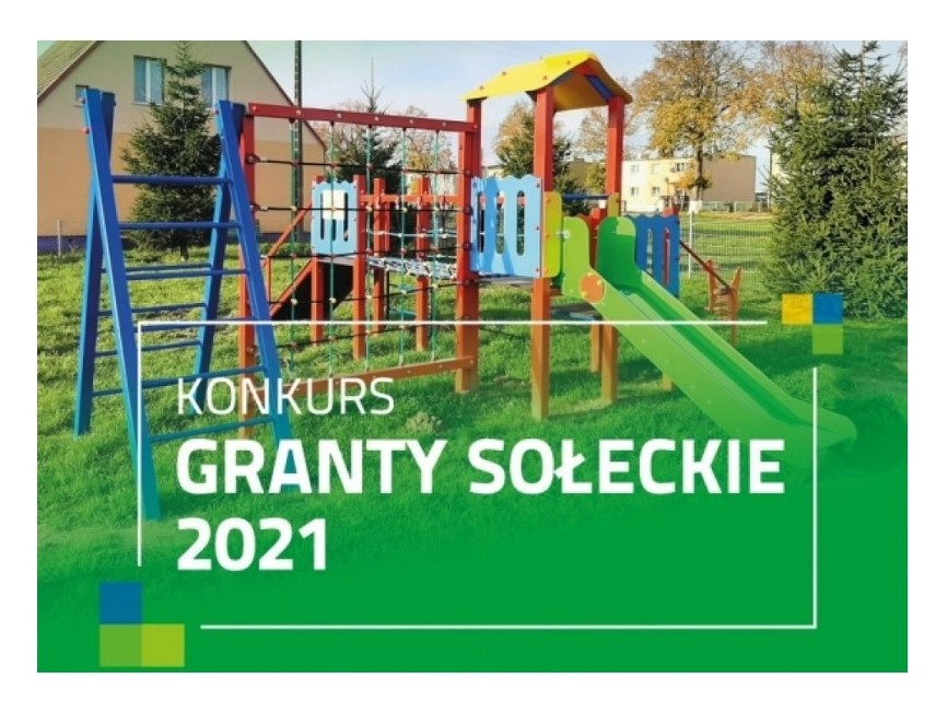 Plakat granty sołeckie 2021