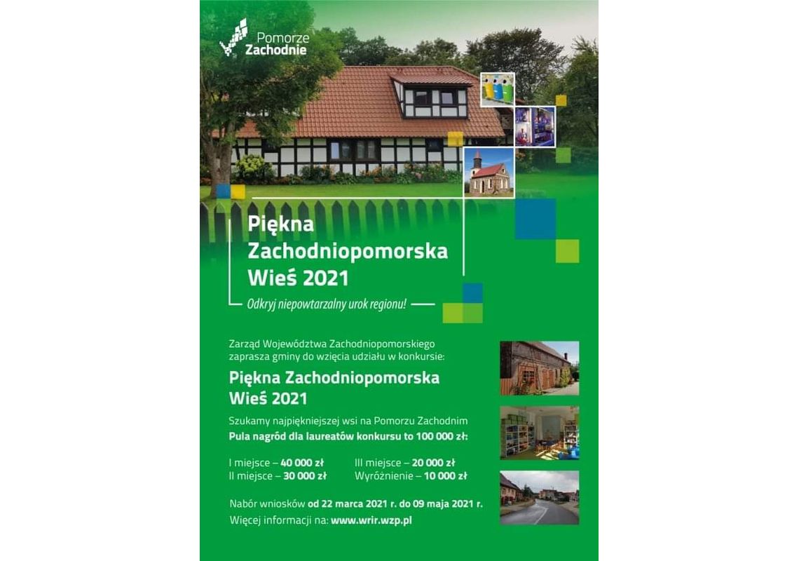 Plakat informacyjny konkursu