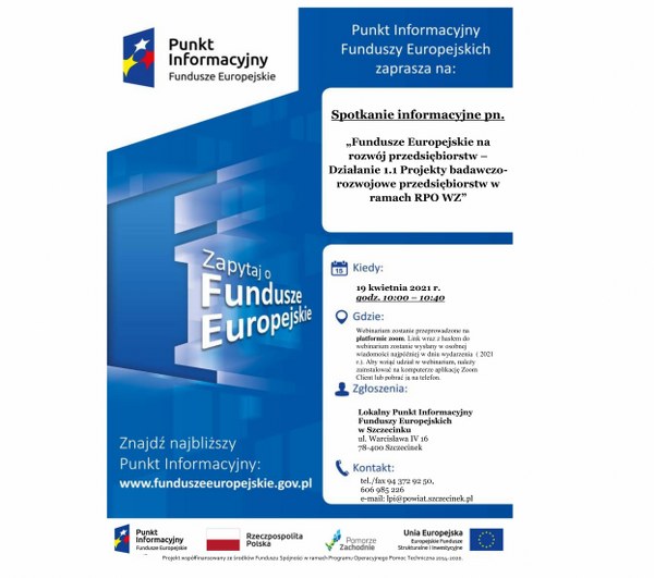 Fundusze Europejskie na rozwój przedsiębiorstw