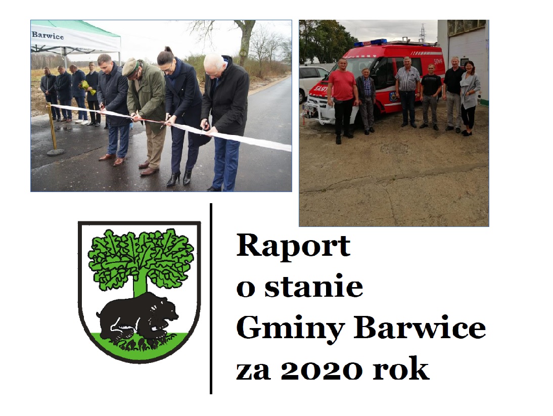 Pierwsza strona raportu o stanie gminy