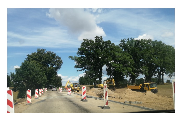 Remont przepustu na DW 171 Gonne Małe