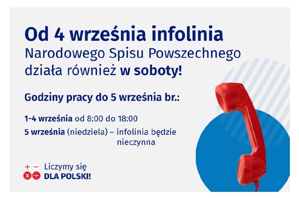 Plakat infolinii