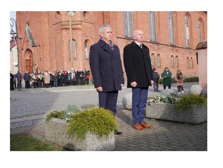 Burmistrz Barwic Mariusz Kieling wraz z Zastępcą Robertem Zborowskim