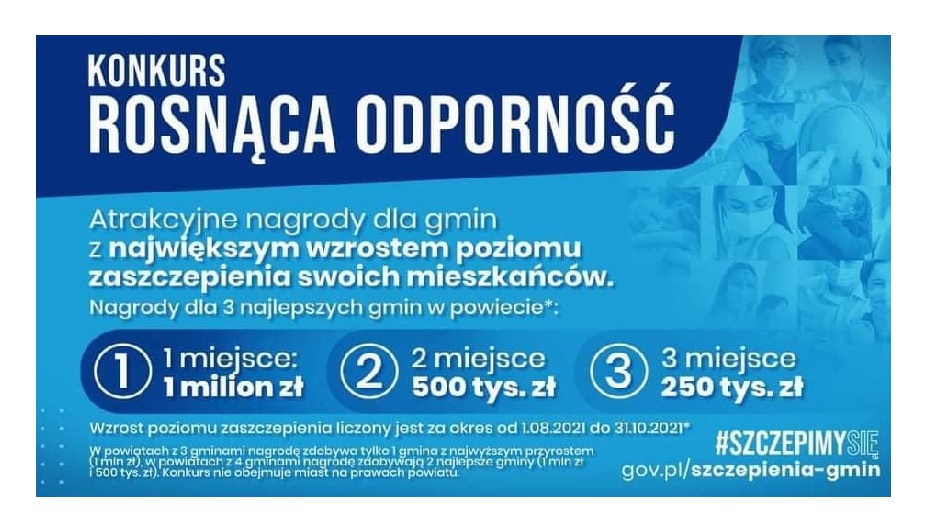 Plakat konkursu "Rosnąca odporność"