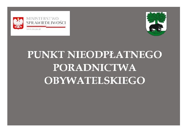 Grafika Nieodpłatne Poradnictwo Obywatelskie