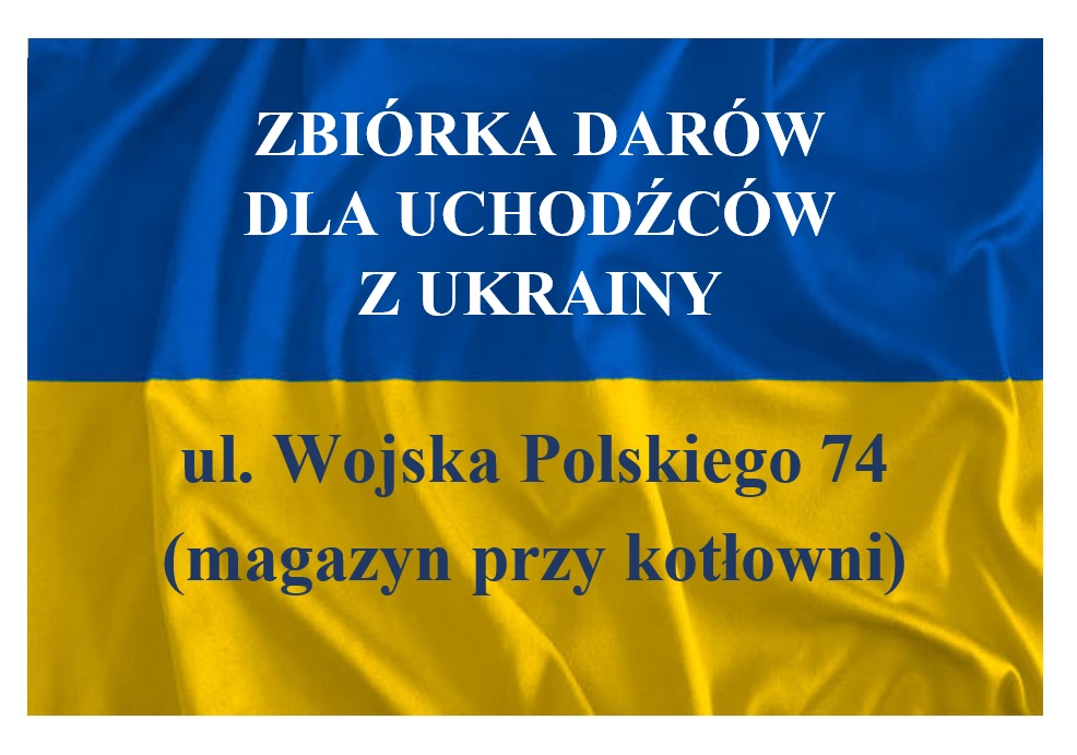 Zbiórka darów dla uchodźców