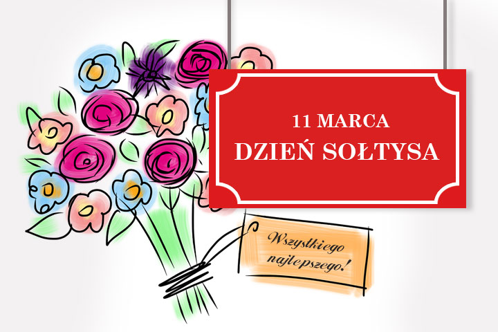 Plakat z okazji Dnia Sołtysa