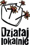 logo z kwiatkami działaj lokalnie