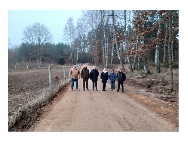 Odbiór drogi w Przybkowie