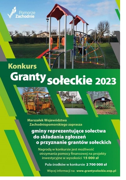 plakat konkursu Granty soleckie 2023
