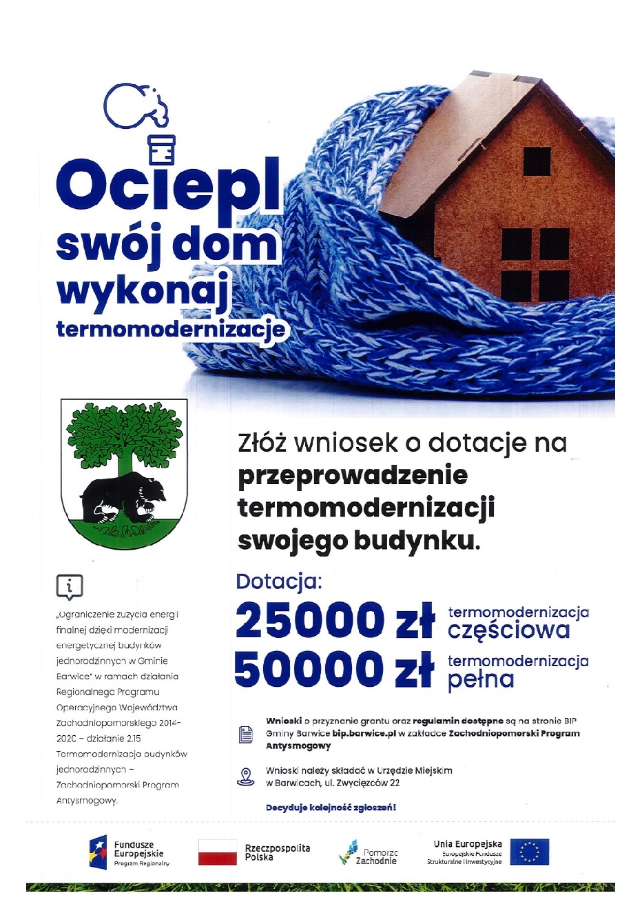 Plakat termomodernizacja