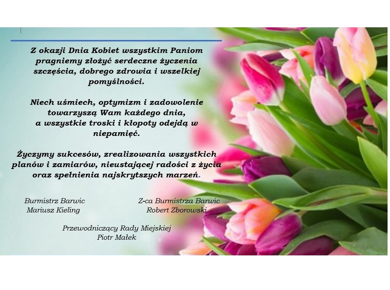 życzenia z okazji Dnia Kobiet