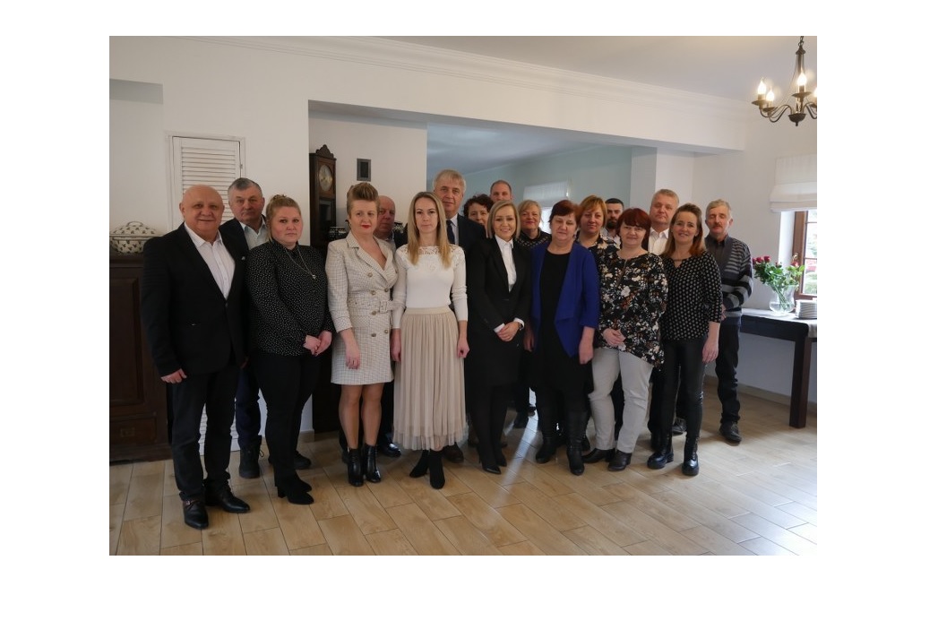 na zdjęciu sołtysi podczas spotkania z okazji Dnia Sołtysa