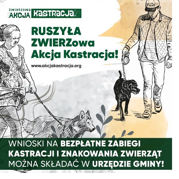 plakat informacyjny o kastracji