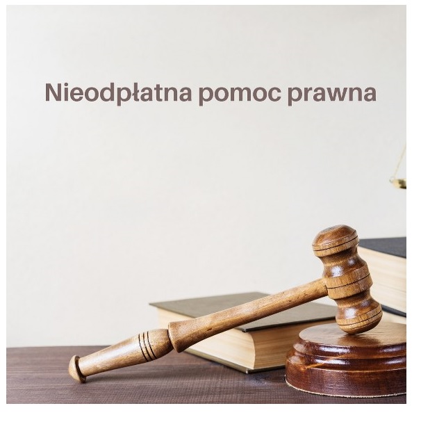 plakat informacyjny o nieodpłatnej pomocy prawnej