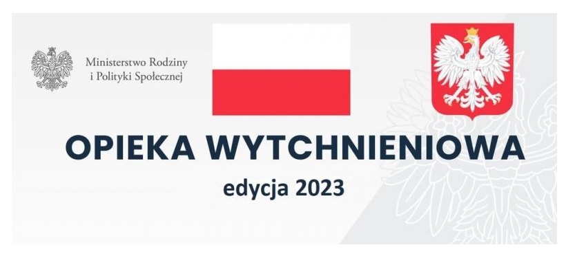 na zdjęciu plakat informacyjny Opieka wytchnieniowa edycja 2023