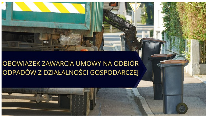 na zdjęciu auto śmieciarka odbierająca pojemniki z odpadami