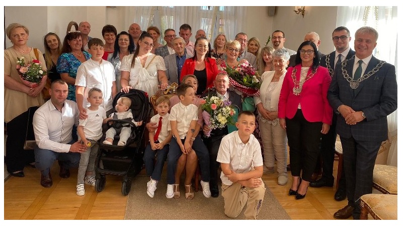Złote Gody Państwa Elżbiety i Romana Ziółkowskich z Barwic