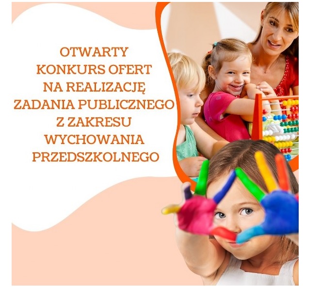 Plakat dotyczący otwartego konkursu ofert.
