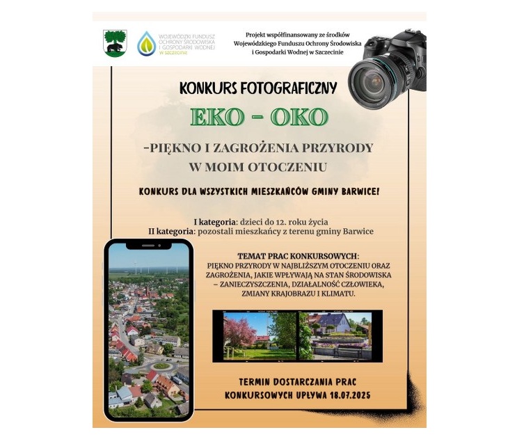 Zaproszenie do udziału w konkursie fotograficznym „EKO – OKO”!