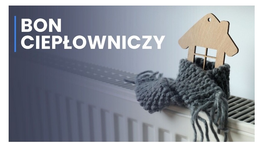 Plakat dotyczący bonu ciepłowniczego