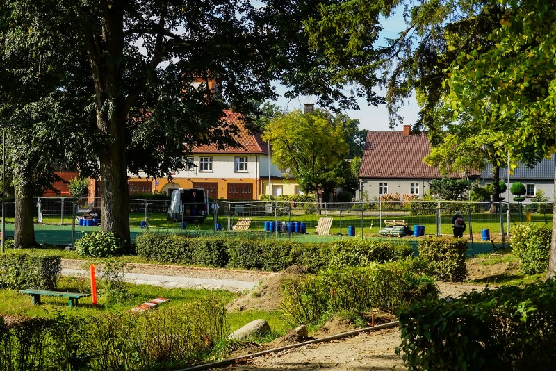 Park Miejski w Barwicach zmienia swoje oblicze