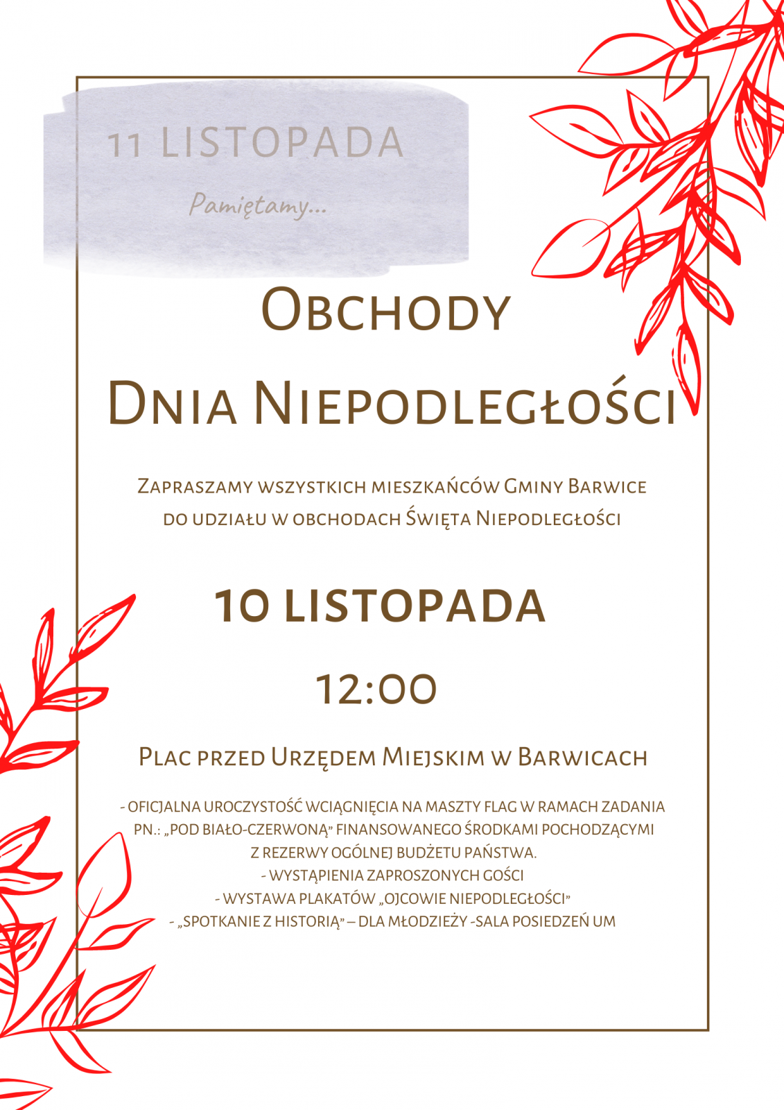 Plakat 10.11.2022