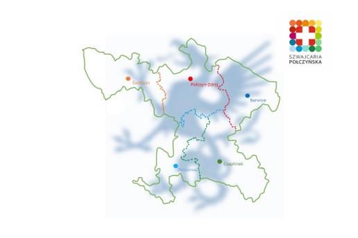 mapka Szwajcarii Połczyńskiej