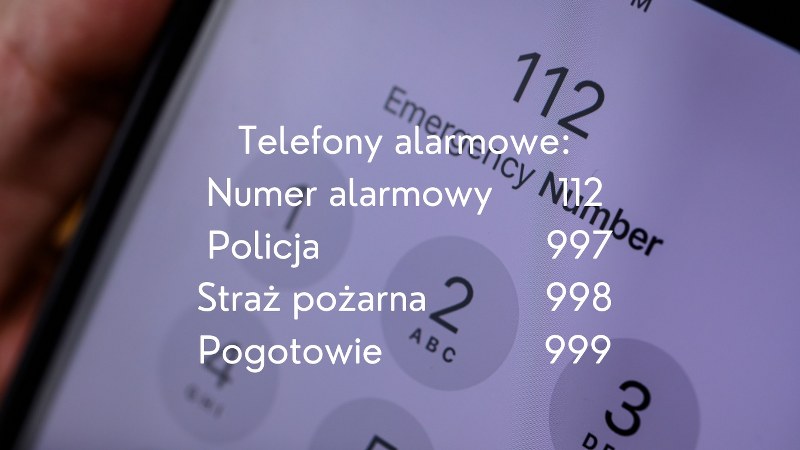 telefony alarmowe