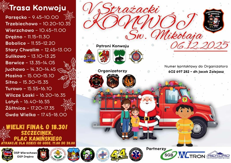 V Strażacki Konwój Świętego Mikołaja