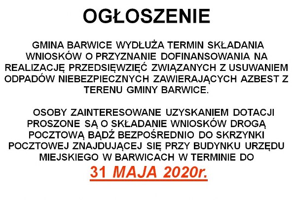 ogłoszenie