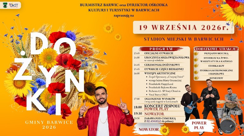 DOŻYNKI GMINY BARWICE 2026