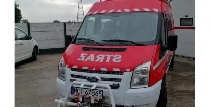 Lekki samochód pożarniczy marki Ford Transit