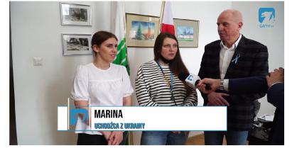 Burmistrz Barwic, p. Marina z Ukrainy oraz tłumacz