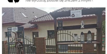 Na zdjęciu Zniczodzielnia przy cmentarzu w Barwicach