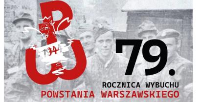 plakat 79 rocznicy wybuchu Powstania Warszawskiego