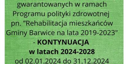 ogłoszenie Otwarty konkurs ofert na realizację świadczeń gwarantowanych w ramach Programu polityki zdrowotnej