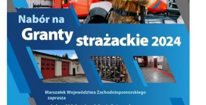 Granty strażackie 2024 - plakat