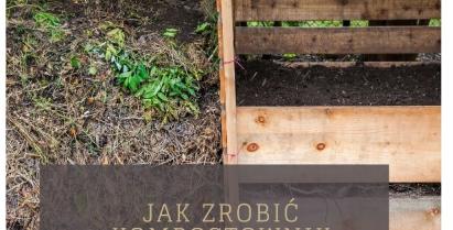 na zdjęciu kompostownik