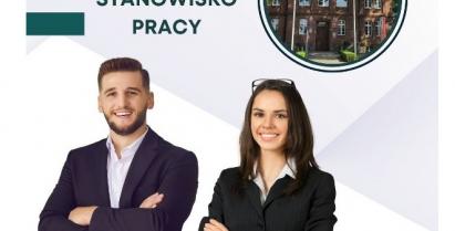 Plakat dotyczący naboru na wolne stanowisko w Urzędzie Miejskim w Barwicach