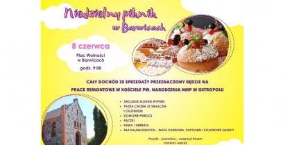 Zaproszenie na Niedzielny Piknik w Barwicach - 8.06.2025