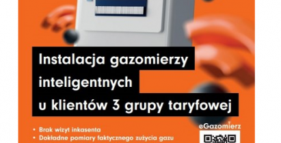 Ulotka dotycząca projektu eGazomierz.