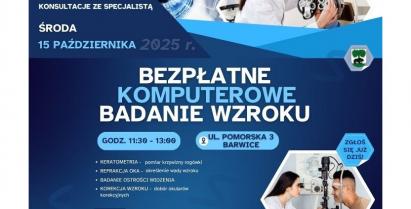 Bezpłatne komputerowe badanie wzroku w Barwicach