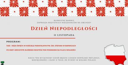 Obchody Narodowego Święta Niepodległości w Barwicach - 11.11.2025r.