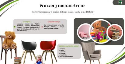 Nie wyrzucaj – podaruj drugie życie!