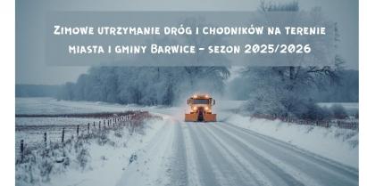 na zdjęciu pług odśnieżający drogi