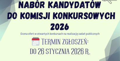 Zgłoszenia kandydatów na członków komisji konkursowych