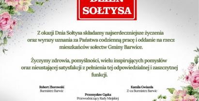 Życzenia z okazji Dnia Sołtysa